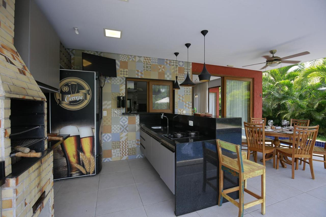 Casa Temporada - 4 Suites - Condominio Luxo - Piscina Extraordinaria - Praia De Itacimirim-Ba Camaçari المظهر الخارجي الصورة