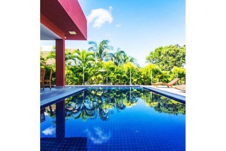 Casa Temporada - 4 Suites - Condominio Luxo - Piscina Extraordinaria - Praia De Itacimirim-Ba Camaçari المظهر الخارجي الصورة