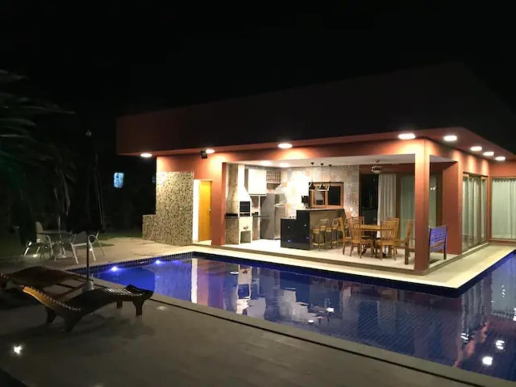 Casa Temporada - 4 Suites - Condominio Luxo - Piscina Extraordinaria - Praia De Itacimirim-Ba Camaçari المظهر الخارجي الصورة